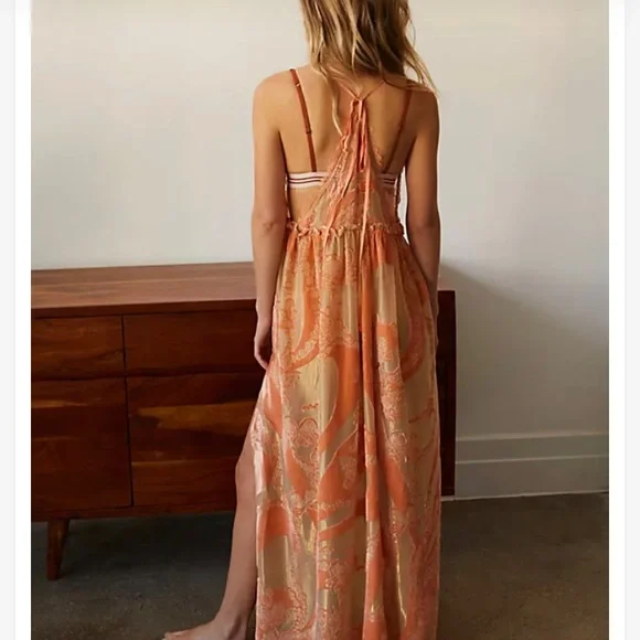 Bali Butterfly Burnout Slip Dress - Picture 2 of 5